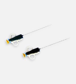 Pusiau automatinė biopsinė adata